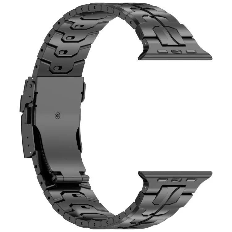 Pulseira de Relógio com Fecho de Segurança Destacável em Liga de Titânio, Para Apple Watch 46mm / 49mm / 45mm / 44mm, Para Apple Watch 42mm / 41mm / 40mm / 38mm