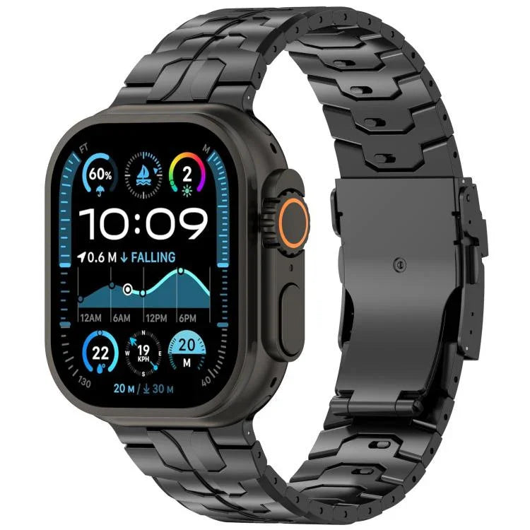 Pulseira de Relógio com Fecho de Segurança Destacável em Liga de Titânio, Para Apple Watch 46mm / 49mm / 45mm / 44mm, Para Apple Watch 42mm / 41mm / 40mm / 38mm