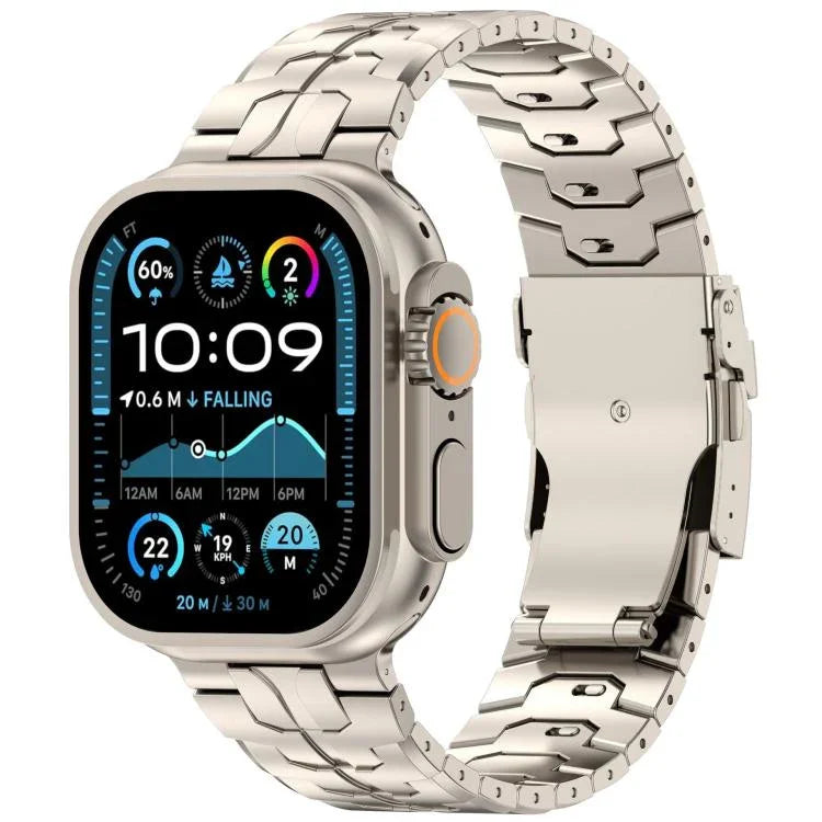 Pulseira de Relógio com Fecho de Segurança Destacável em Liga de Titânio, Para Apple Watch 46mm / 49mm / 45mm / 44mm, Para Apple Watch 42mm / 41mm / 40mm / 38mm