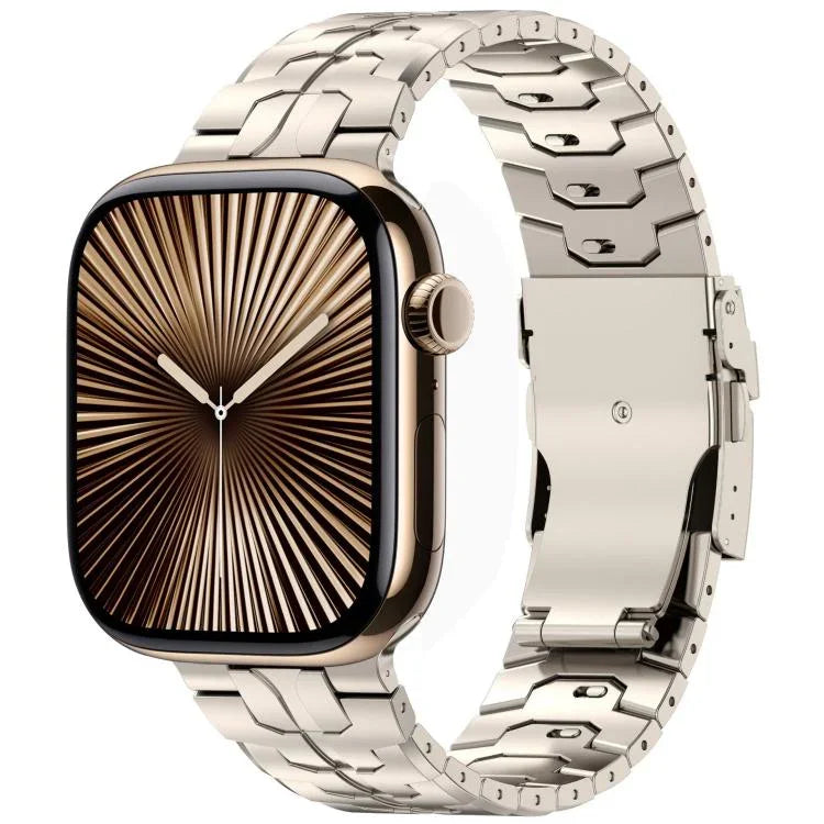 Pulseira de Relógio com Fecho de Segurança Destacável em Liga de Titânio, Para Apple Watch 46mm / 49mm / 45mm / 44mm, Para Apple Watch 42mm / 41mm / 40mm / 38mm
