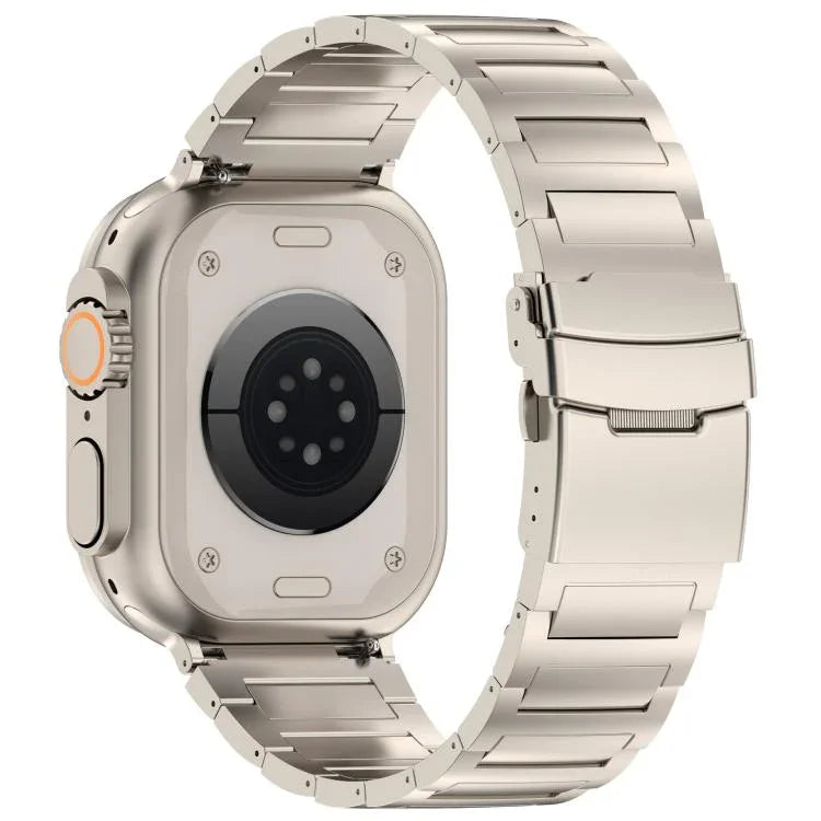 Pulseira de Relógio com Fecho de Segurança de Libertação Rápida em Forma de I em Liga de Titânio, Para Apple Watch 46mm / 49mm / 45mm / 44mm, Para Apple Watch 42mm / 41mm / 40mm / 38mm