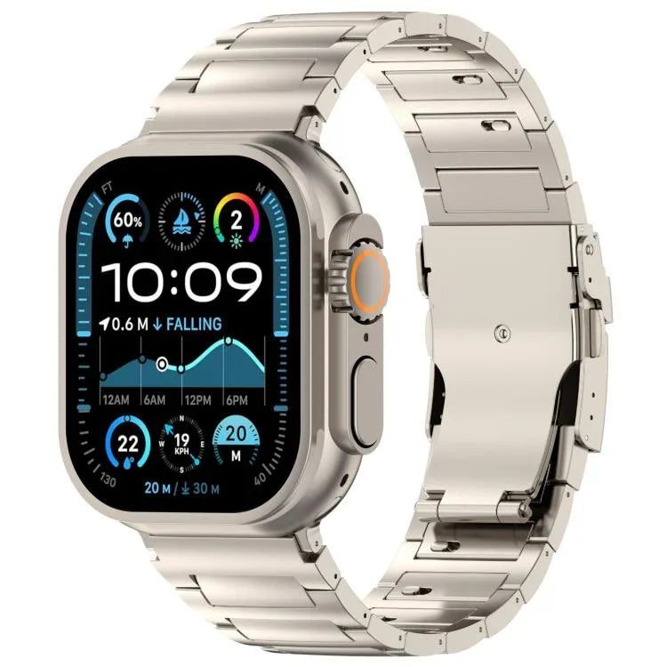 Pulseira de Relógio com Fecho de Segurança de Libertação Rápida em Forma de I em Liga de Titânio, Para Apple Watch 46mm / 49mm / 45mm / 44mm, Para Apple Watch 42mm / 41mm / 40mm / 38mm