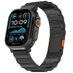 Pulseira de Relógio com Fecho Magnético Grosso de Uma Conta em Liga de Titânio, Para Apple Watch 46mm / 49mm / 45mm / 44mm, Para Apple Watch 42mm / 41mm / 40mm / 38mm