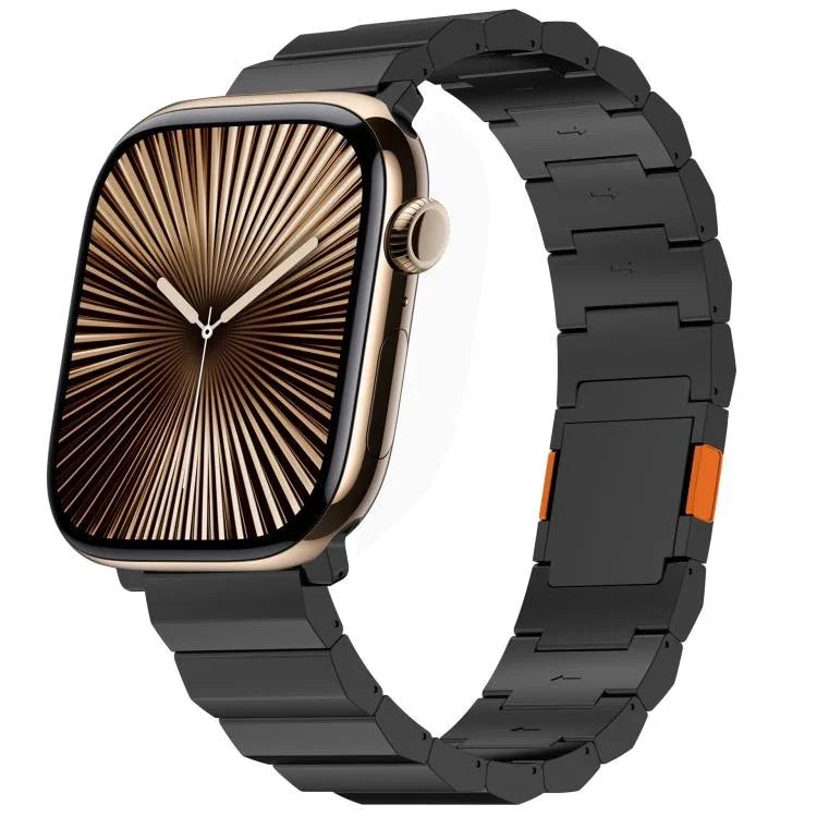 Pulseira de Relógio com Fecho Magnético Grosso de Uma Conta em Liga de Titânio, Para Apple Watch 46mm / 49mm / 45mm / 44mm, Para Apple Watch 42mm / 41mm / 40mm / 38mm