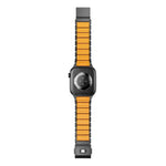 Pulseira de Relógio com Fivela Norman Magnética Integrada de Uma Conta em Aço Inoxidável, Para Apple Watch 46mm / 49mm / 45mm / 44mm