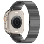 Pulseira de Relógio com Fivela Plana de Libertação Rápida de Uma Conta em Liga de Titânio, Para Apple Watch 46mm / 49mm / 45mm / 44mm, Para Apple Watch 42mm / 41mm / 40mm / 38mm