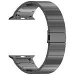 Pulseira de Relógio com Fivela Plana de Libertação Rápida de Uma Conta em Liga de Titânio, Para Apple Watch 46mm / 49mm / 45mm / 44mm, Para Apple Watch 42mm / 41mm / 40mm / 38mm