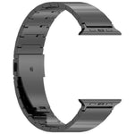 Pulseira de Relógio com Fivela Plana de Libertação Rápida de Uma Conta em Liga de Titânio, Para Apple Watch 46mm / 49mm / 45mm / 44mm, Para Apple Watch 42mm / 41mm / 40mm / 38mm