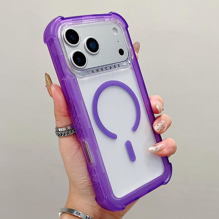 Capa de telemóvel híbrida em TPU mate transparente e PC 3 em 1 com MagSafe, para iPhone 17 Pro Max, para iPhone 17 Pro, para iPhone 17, para iPhone Air, para iPhone 16 Pro Max, para iPhone 16 Pro, para iPhone 16 Plus, para iPhone 16