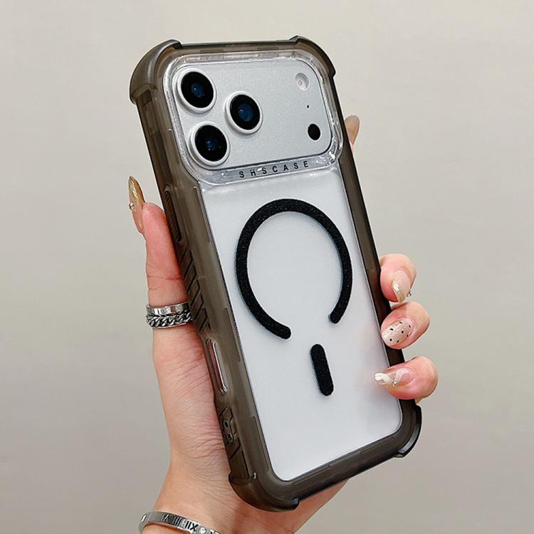 Capa de telemóvel híbrida em TPU mate transparente e PC 3 em 1 com MagSafe, para iPhone 17 Pro Max, para iPhone 17 Pro, para iPhone 17, para iPhone Air, para iPhone 16 Pro Max, para iPhone 16 Pro, para iPhone 16 Plus, para iPhone 16
