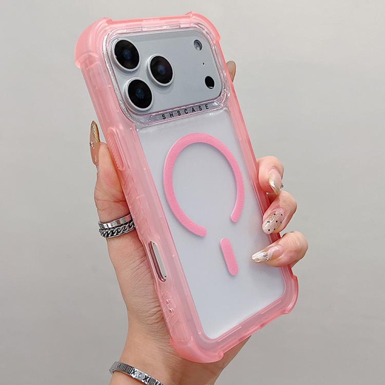 Capa de telemóvel híbrida em TPU mate transparente e PC 3 em 1 com MagSafe, para iPhone 17 Pro Max, para iPhone 17 Pro, para iPhone 17, para iPhone Air, para iPhone 16 Pro Max, para iPhone 16 Pro, para iPhone 16 Plus, para iPhone 16