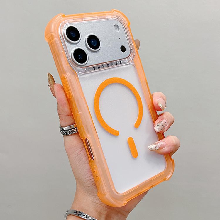 Capa de telemóvel híbrida em TPU mate transparente e PC 3 em 1 com MagSafe, para iPhone 17 Pro Max, para iPhone 17 Pro, para iPhone 17, para iPhone Air, para iPhone 16 Pro Max, para iPhone 16 Pro, para iPhone 16 Plus, para iPhone 16