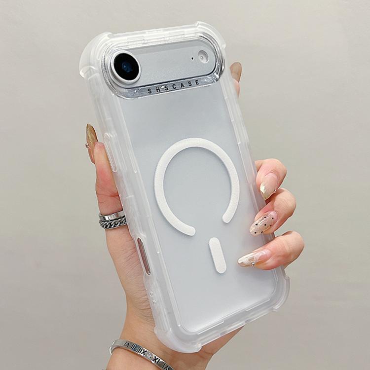 Capa de telemóvel híbrida em TPU mate transparente e PC 3 em 1 com MagSafe, para iPhone 17 Pro Max, para iPhone 17 Pro, para iPhone 17, para iPhone Air, para iPhone 16 Pro Max, para iPhone 16 Pro, para iPhone 16 Plus, para iPhone 16