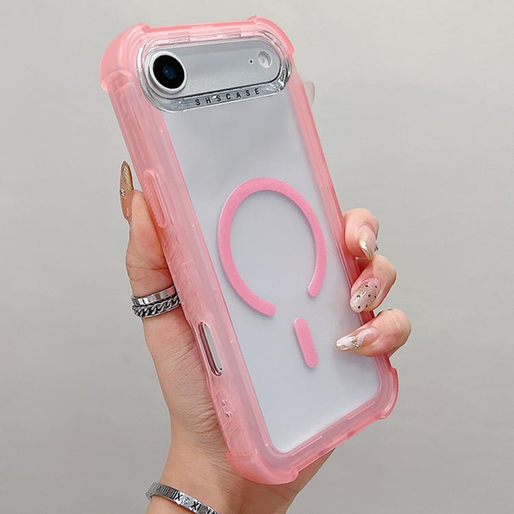 Capa de telemóvel híbrida em TPU mate transparente e PC 3 em 1 com MagSafe, para iPhone 17 Pro Max, para iPhone 17 Pro, para iPhone 17, para iPhone Air, para iPhone 16 Pro Max, para iPhone 16 Pro, para iPhone 16 Plus, para iPhone 16