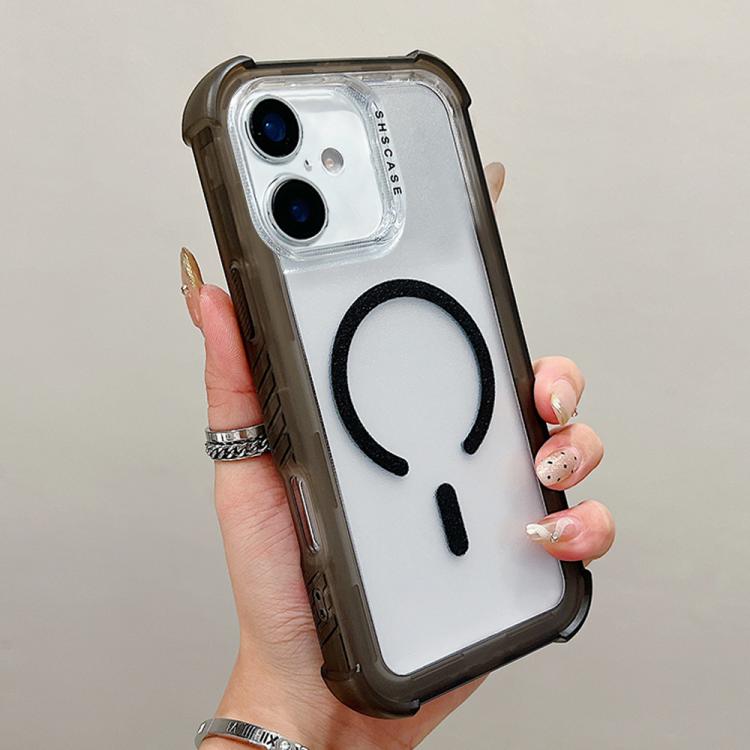 Capa de telemóvel híbrida em TPU mate transparente e PC 3 em 1 com MagSafe, para iPhone 17 Pro Max, para iPhone 17 Pro, para iPhone 17, para iPhone Air, para iPhone 16 Pro Max, para iPhone 16 Pro, para iPhone 16 Plus, para iPhone 16