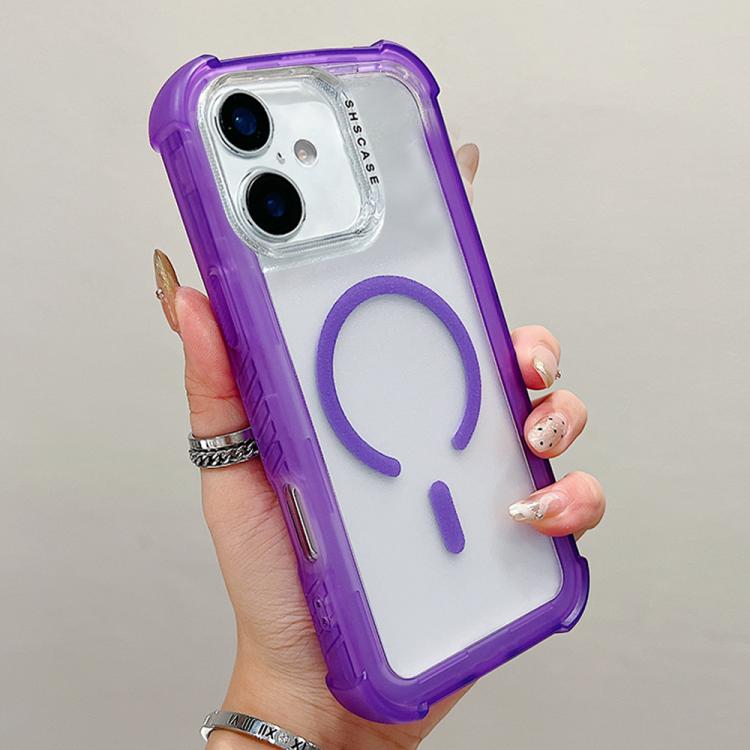 Capa de telemóvel híbrida em TPU mate transparente e PC 3 em 1 com MagSafe, para iPhone 17 Pro Max, para iPhone 17 Pro, para iPhone 17, para iPhone Air, para iPhone 16 Pro Max, para iPhone 16 Pro, para iPhone 16 Plus, para iPhone 16