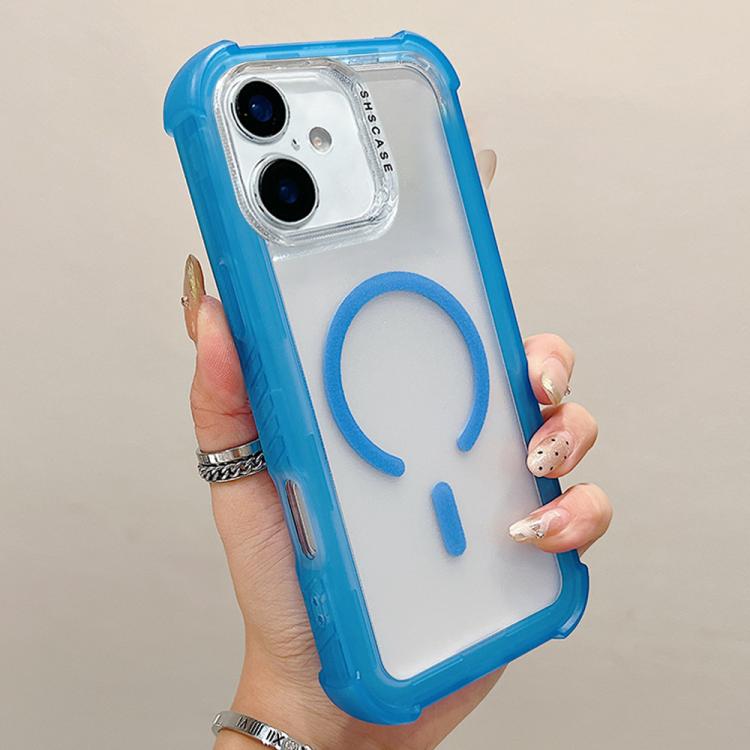Capa de telemóvel híbrida em TPU mate transparente e PC 3 em 1 com MagSafe, para iPhone 17 Pro Max, para iPhone 17 Pro, para iPhone 17, para iPhone Air, para iPhone 16 Pro Max, para iPhone 16 Pro, para iPhone 16 Plus, para iPhone 16