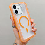Capa de telemóvel híbrida em TPU mate transparente e PC 3 em 1 com MagSafe, para iPhone 17 Pro Max, para iPhone 17 Pro, para iPhone 17, para iPhone Air, para iPhone 16 Pro Max, para iPhone 16 Pro, para iPhone 16 Plus, para iPhone 16