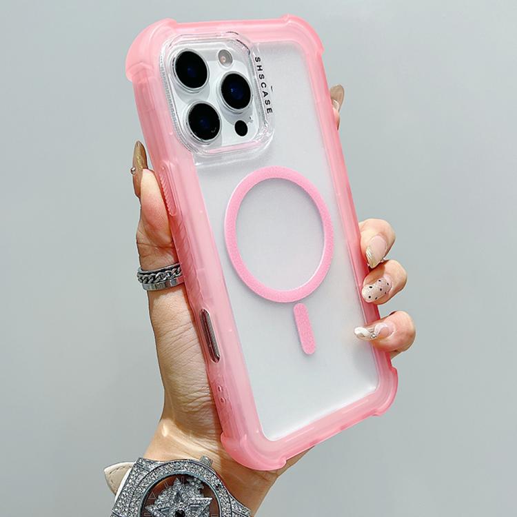 Capa de telemóvel híbrida em TPU mate transparente e PC 3 em 1 com MagSafe, para iPhone 17 Pro Max, para iPhone 17 Pro, para iPhone 17, para iPhone Air, para iPhone 16 Pro Max, para iPhone 16 Pro, para iPhone 16 Plus, para iPhone 16