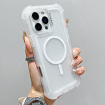 Capa de telemóvel híbrida em TPU mate transparente e PC 3 em 1 com MagSafe, para iPhone 17 Pro Max, para iPhone 17 Pro, para iPhone 17, para iPhone Air, para iPhone 16 Pro Max, para iPhone 16 Pro, para iPhone 16 Plus, para iPhone 16