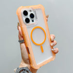 Capa de telemóvel híbrida em TPU mate transparente e PC 3 em 1 com MagSafe, para iPhone 17 Pro Max, para iPhone 17 Pro, para iPhone 17, para iPhone Air, para iPhone 16 Pro Max, para iPhone 16 Pro, para iPhone 16 Plus, para iPhone 16