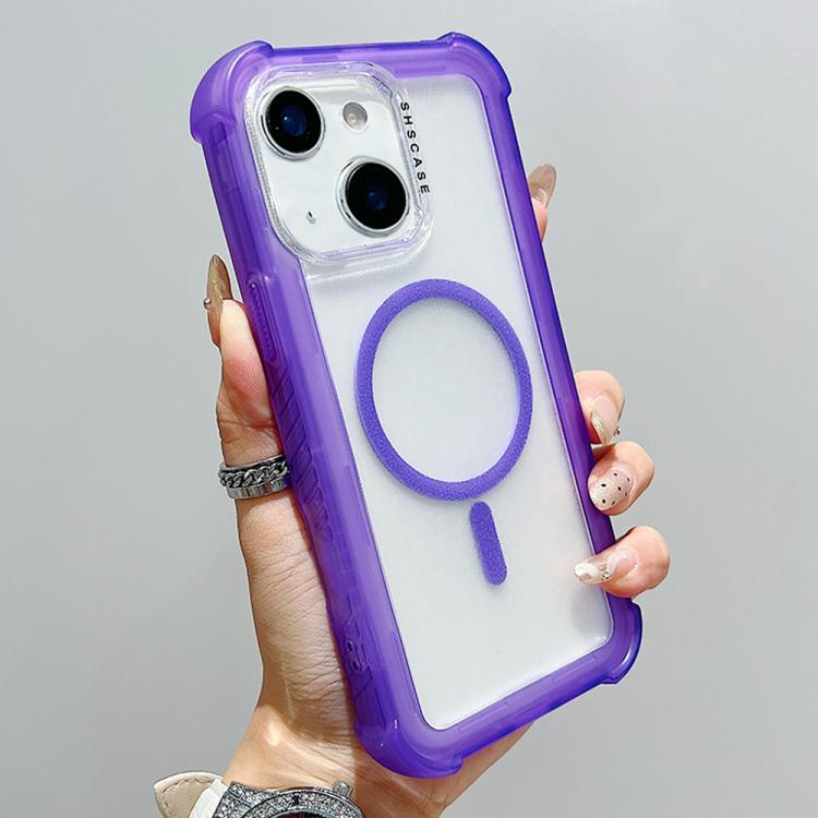 Capa de telemóvel híbrida em TPU mate transparente e PC 3 em 1 com MagSafe, para iPhone 15 Pro Max, para iPhone 15 Pro, para iPhone 15 Plus, para iPhone 15, para iPhone 14 Plus, para iPhone 14, para iPhone 14 Pro, para iPhone 14 Pro Max