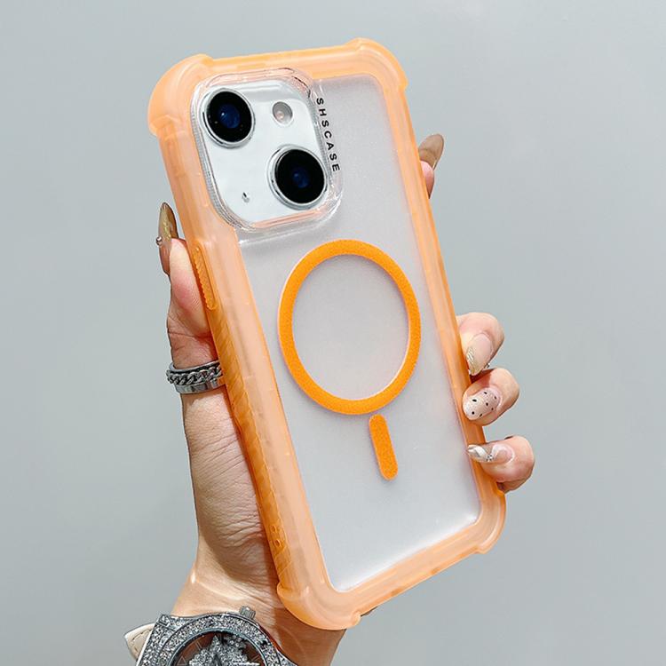 Capa de telemóvel híbrida em TPU mate transparente e PC 3 em 1 com MagSafe, para iPhone 15 Pro Max, para iPhone 15 Pro, para iPhone 15 Plus, para iPhone 15, para iPhone 14 Plus, para iPhone 14, para iPhone 14 Pro, para iPhone 14 Pro Max