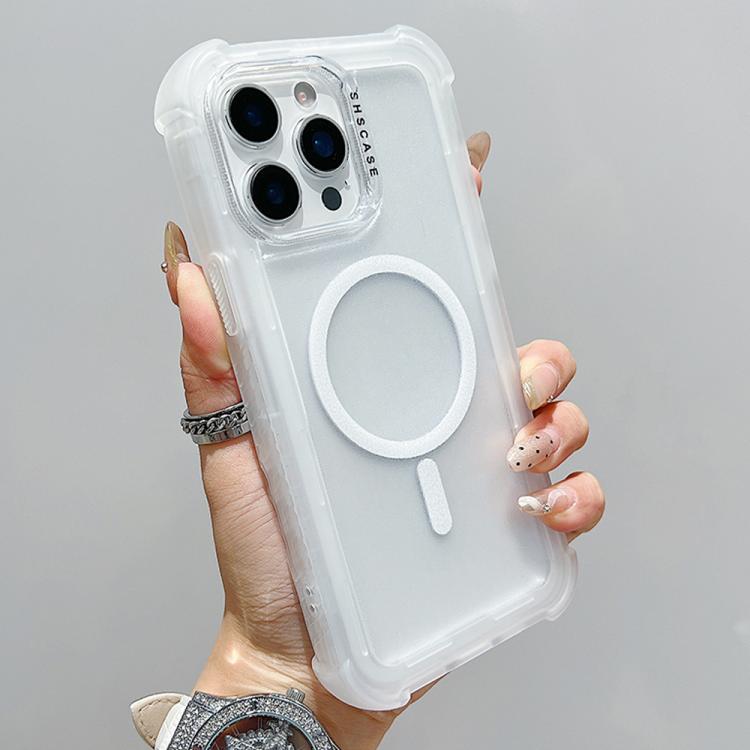 Capa de telemóvel híbrida em TPU mate transparente e PC 3 em 1 com MagSafe, para iPhone 15 Pro Max, para iPhone 15 Pro, para iPhone 15 Plus, para iPhone 15, para iPhone 14 Plus, para iPhone 14, para iPhone 14 Pro, para iPhone 14 Pro Max