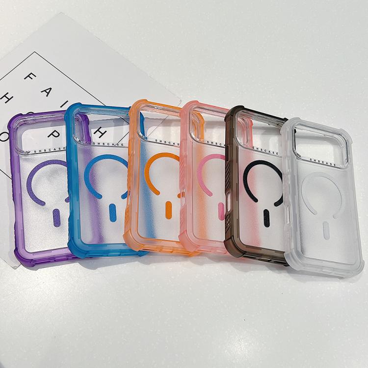 Capa de telemóvel híbrida em TPU mate transparente e PC 3 em 1 com MagSafe, para iPhone 17 Pro Max, para iPhone 17 Pro, para iPhone 17, para iPhone Air, para iPhone 16 Pro Max, para iPhone 16 Pro, para iPhone 16 Plus, para iPhone 16