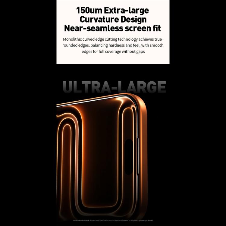 WK WTP-120 Série Qin Filme de Vidro Temperado HD Curvo 9D de Grande Arco, Para iPhone 17 Pro Max, Para iPhone 17 Pro, Para iPhone 17 / 16 Pro, Para iPhone Air