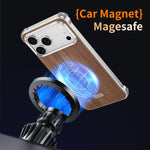 Capa de telemóvel MagSafe J TRIBE em metal sem moldura com textura de madeira, para iPhone 17 Pro Max, para iPhone 17 Pro, para iPhone 17, para iPhone Air, para iPhone 16 Pro Max, para iPhone 16 Pro, para iPhone 15 Pro Max, para iPhone 15 Pro