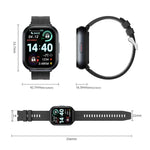 D12 2.01 inch TFT Screen Smart Bluetooth Watch & Headphone 2 in 1 Support Wireless Calling