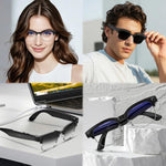 W630 Óculos inteligentes com reconhecimento fotográfico AI WiFi4 800W e chamada Bluetooth