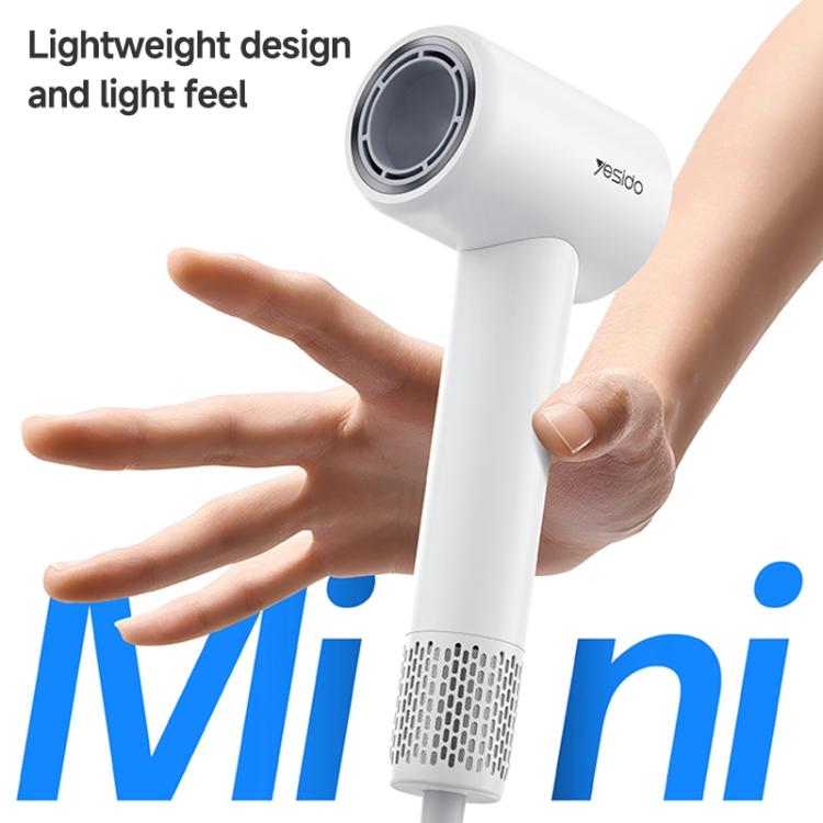 Secador de Cabelo Elétrico de Alta Velocidade Yesido MG22 1500W, Plugue UE, Plugue Reino Unido