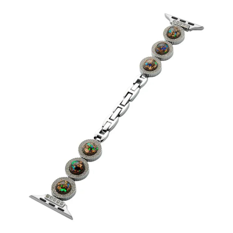 Correia de Relógio em Metal com Joias de Diamante Brilhante xDfind, Para Apple Watch 42 / 44 / 45 / 46 / 49mm, Para Apple Watch 38 / 40 / 41 / S11 42mm