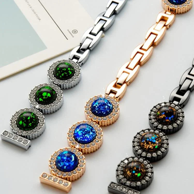Correia de Relógio em Metal com Joias de Diamante Brilhante xDfind, Para Apple Watch 42 / 44 / 45 / 46 / 49mm, Para Apple Watch 38 / 40 / 41 / S11 42mm