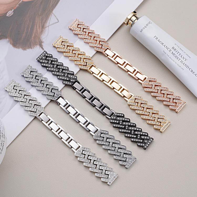 Correia de Relógio em Metal com Padrão H em Sarja Perfurada xDfind, Para Apple Watch 42 / 44 / 45 / 46 / 49mm, Para Apple Watch 38 / 40 / 41 / S11 42mm