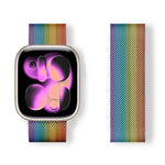 Correia de Relógio em Aço Inoxidável Magnética com Loop Milanesa xDfind, Para Apple Watch 42 / 44 / 45 / 46 / 49mm, Para Apple Watch 38 / 40 / 41 / S11 42mm