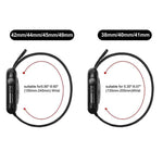 Correia de Relógio em Aço Inoxidável Magnética com Loop Milanesa xDfind, Para Apple Watch 42 / 44 / 45 / 46 / 49mm, Para Apple Watch 38 / 40 / 41 / S11 42mm