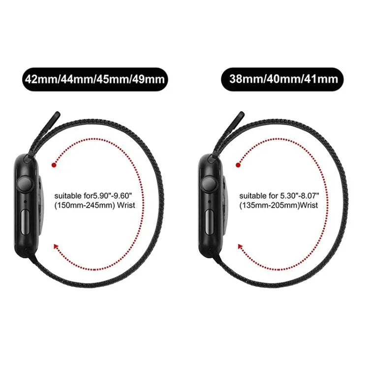 Correia de Relógio em Aço Inoxidável Magnética com Loop Milanesa xDfind, Para Apple Watch 42 / 44 / 45 / 46 / 49mm, Para Apple Watch 38 / 40 / 41 / S11 42mm