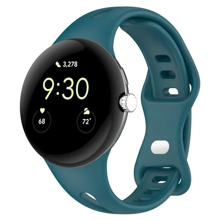 Correia de Relógio de Silicone com Fivela Borboleta de Cintura Pequena xDfind, Para Google Pixel Watch 4 / 3 / 2 / 1 41mm