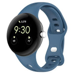 Correia de Relógio de Silicone com Fivela Borboleta de Cintura Pequena xDfind, Para Google Pixel Watch 4 / 3 / 2 / 1 41mm