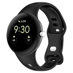 Correia de Relógio de Silicone com Fivela Borboleta de Cintura Pequena xDfind, Para Google Pixel Watch 4 / 3 / 2 / 1 41mm