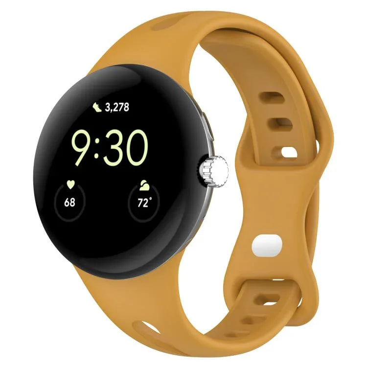 Correia de Relógio de Silicone com Fivela Borboleta de Cintura Pequena xDfind, Para Google Pixel Watch 4 / 3 / 2 / 1 41mm