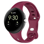 Correia de Relógio de Silicone com Fivela Borboleta de Cintura Pequena xDfind, Para Google Pixel Watch 4 / 3 / 2 / 1 41mm