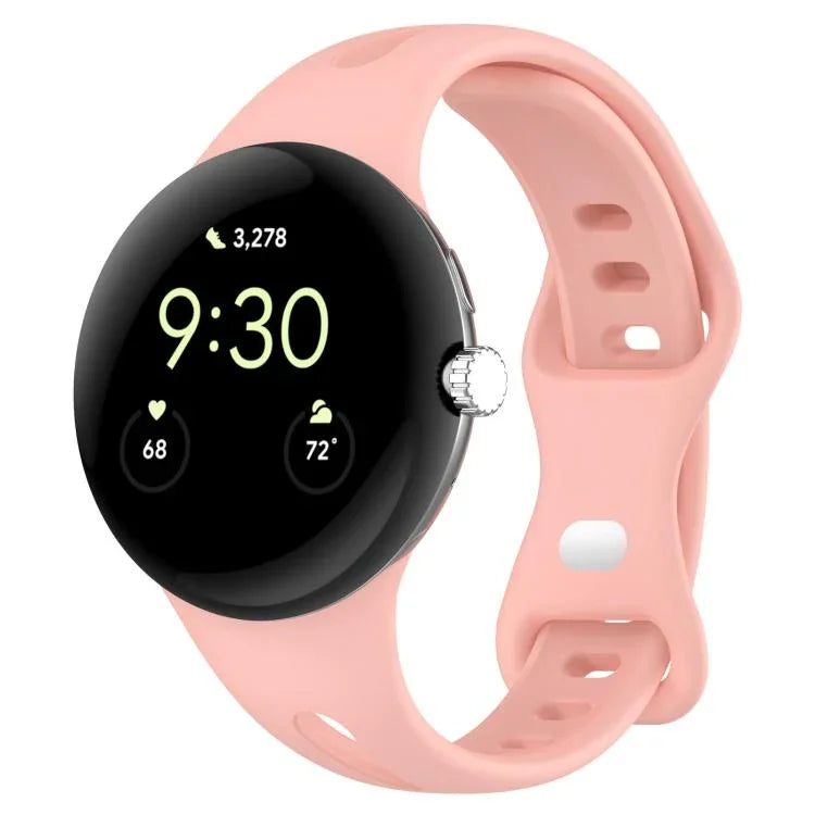 Correia de Relógio de Silicone com Fivela Borboleta de Cintura Pequena xDfind, Para Google Pixel Watch 4 / 3 / 2 / 1 41mm