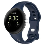 Correia de Relógio de Silicone com Fivela Borboleta de Cintura Pequena xDfind, Para Google Pixel Watch 4 / 3 / 2 / 1 41mm