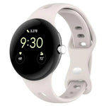 Correia de Relógio de Silicone com Fivela Borboleta de Cintura Pequena xDfind, Para Google Pixel Watch 4 / 3 / 2 / 1 41mm