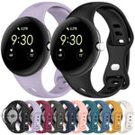 Correia de Relógio de Silicone com Fivela Borboleta de Cintura Pequena xDfind, Para Google Pixel Watch 4 / 3 / 2 / 1 41mm