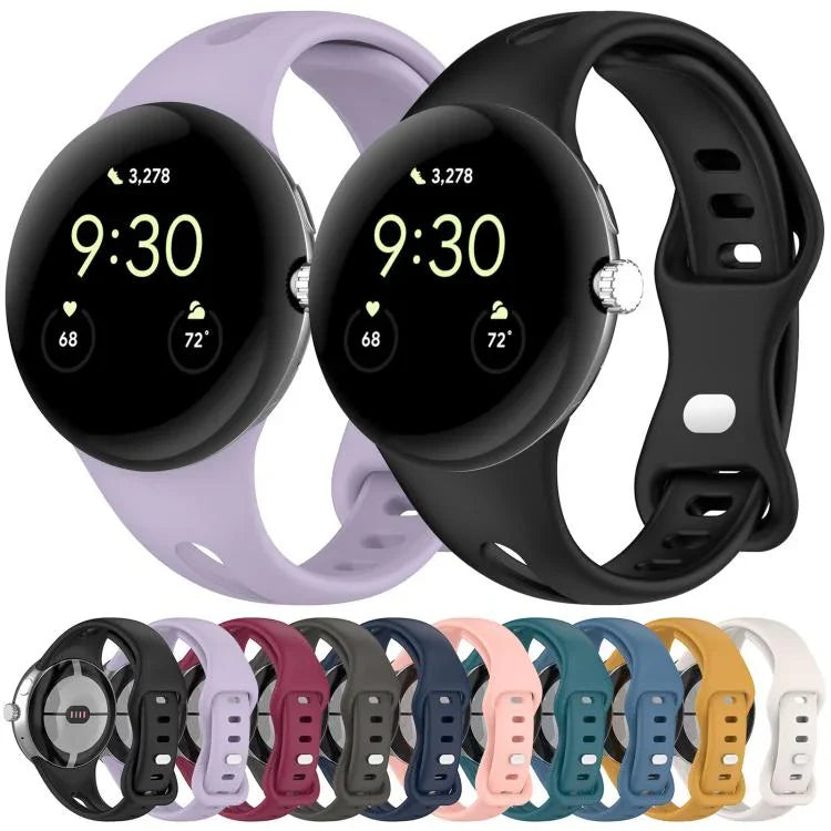 Correia de Relógio de Silicone com Fivela Borboleta de Cintura Pequena xDfind, Para Google Pixel Watch 4 / 3 / 2 / 1 41mm